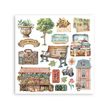 Stamperia - Art of Travelling Collection - Rub On Kit - Assortment - 10.16cm x 16.6cm