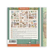 Stamperia - Art of Travelling Collection - Rub On Kit - Assortment - 10.16cm x 16.6cm