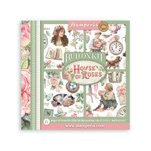 Stamperia - House of Roses Collection - Rub On Kit - Assortment - 10.16cm x 16.6cm