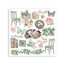 Stamperia - House of Roses Collection - Rub On Kit - Assortment - 10.16cm x 16.6cm