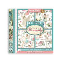 Stamperia - Wonderland Collection - Rub On Kit - Assortment - 10.16cm x 16.6cm