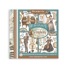 Stamperia Symphony Collection Rub On Kit Assortment – 10.16cm x 16.6cm