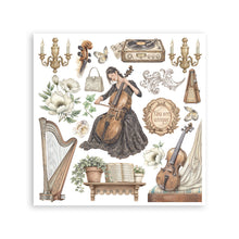 Stamperia Symphony Collection Rub On Kit Assortment – 10.16cm x 16.6cm