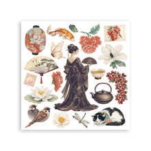 Stamperia Oriental Garden Collection Rub On Kit Assortment – 10.16cm x 16.6cm