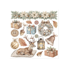 Stamperia - White Christmas - Rub On Kit Assortment – 10.16cm x 16.6cm