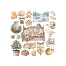 Stamperia - White Christmas - Rub On Kit Assortment – 10.16cm x 16.6cm