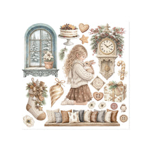 Stamperia - White Christmas - Rub On Kit Assortment – 10.16cm x 16.6cm