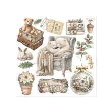 Stamperia - White Christmas - Rub On Kit Assortment – 10.16cm x 16.6cm