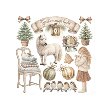 Stamperia - White Christmas - Rub On Kit Assortment – 10.16cm x 16.6cm