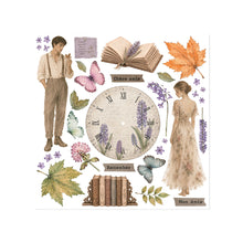 Stamperia Flowers and Poems Collection Rub On Kit Assortment – 10.16cm x 16.6cm