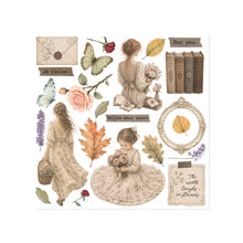 Stamperia Flowers and Poems Collection Rub On Kit Assortment – 10.16cm x 16.6cm