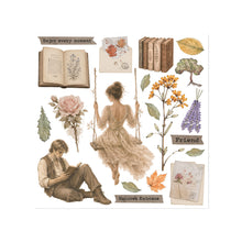 Stamperia Flowers and Poems Collection Rub On Kit Assortment – 10.16cm x 16.6cm