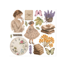 Stamperia Flowers and Poems Collection Rub On Kit Assortment – 10.16cm x 16.6cm