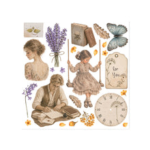 Stamperia Flowers and Poems Collection Rub On Kit Assortment – 10.16cm x 16.6cm