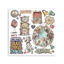 Stamperia Furry Friends 2 Rub-On Kit Assortment – 10.16 × 16.6cm