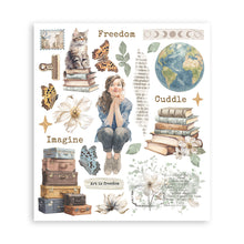 Stamperia Secret Diary Rub on Selection - 20.5x23 cm - 6 pages