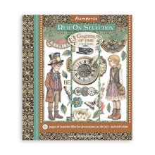 Stamperia - Gardens of Time Collection Rub on Selection - 20.5x23 cm - 6 pages