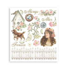 Stamperia - House of Roses Collection Rub on Selection - 20.5x23 cm - 6 pages