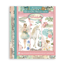 Stamperia - Wonderland Collection Large Rub on Selection - 20.5x23 cm - 6 pages