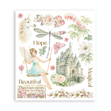 Stamperia - Wonderland Collection Large Rub on Selection - 20.5x23 cm - 6 pages