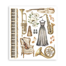 Stamperia Symphony Collection Large Rub On Selection – 20.5 x 23cm – 6 Pages