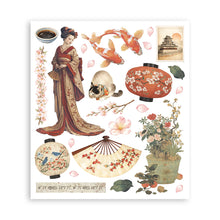 Stamperia Oriental Garden Collection Large Rub On Selection – 20.5 x 23cm – 6 Pages