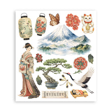 Stamperia Oriental Garden Collection Large Rub On Selection – 20.5 x 23cm – 6 Pages