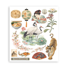 Stamperia Oriental Garden Collection Large Rub On Selection – 20.5 x 23cm – 6 Pages
