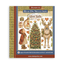 Stamperia - Silent Night - Large Rub On Selection – 20.5 x 23cm – 6 Pages