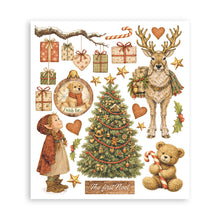 Stamperia - Silent Night - Large Rub On Selection – 20.5 x 23cm – 6 Pages