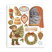 Stamperia - Silent Night - Large Rub On Selection – 20.5 x 23cm – 6 Pages