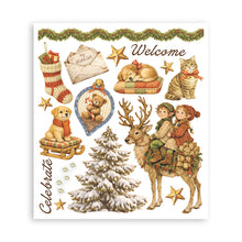 Stamperia - Silent Night - Large Rub On Selection – 20.5 x 23cm – 6 Pages