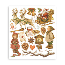Stamperia - Silent Night - Large Rub On Selection – 20.5 x 23cm – 6 Pages