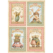Stamperia Cozy Family Collection A4 Rice Paper – Pack of 6