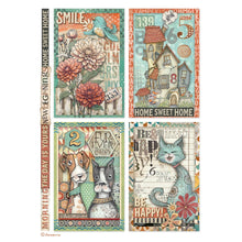 Stamperia - Furry Friends Collection - A4 Rice Paper Pack of 6