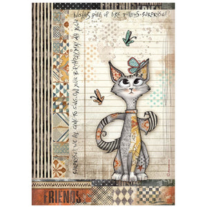 Stamperia - Furry Friends Collection - A4 Rice Paper Pack of 6