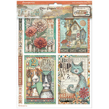 Stamperia - Furry Friends Collection - A4 Rice Paper Pack of 6