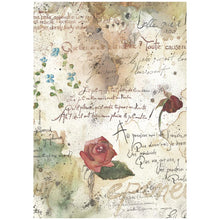 Stamperia Flowers and Poems Collection A4 Rice Paper – Pack of 6