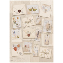 Stamperia Flowers and Poems Collection A4 Rice Paper – Pack of 6
