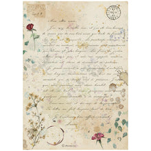 Stamperia Flowers and Poems Collection A4 Rice Paper – Pack of 6
