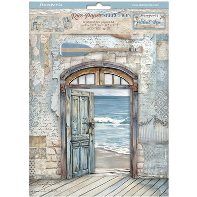 Stamperia - Silent Sea - A4 Rice Paper Bundle (6 x papers) - DFSA4XSL