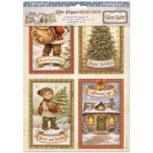 Stamperia - Silent Night - A4 Rice Paper – Pack of 6