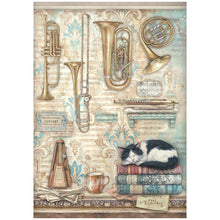 Stamperia Symphony Collection A4 Rice Paper – Pack of 6