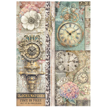 Stamperia - Gardens of Time Collection - A4 Rice Paper Pack of 6