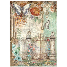 Stamperia - Gardens of Time Collection - A4 Rice Paper Pack of 6