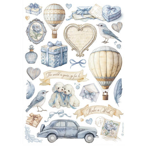 Stamperia - Timeless - A4 Rice Paper Bundle (6 x papers) - DFSA4XWE