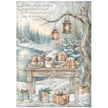 Stamperia - White Christmas - A4 Rice Paper – Pack of 6