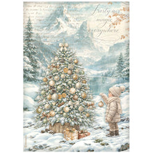 Stamperia - White Christmas - A4 Rice Paper – Pack of 6