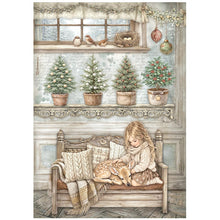 Stamperia - White Christmas - A4 Rice Paper – Pack of 6