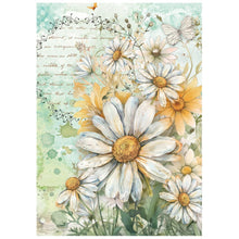 Stamperia - Daisy Art Collection - A6 Rice Paper Pack of 8